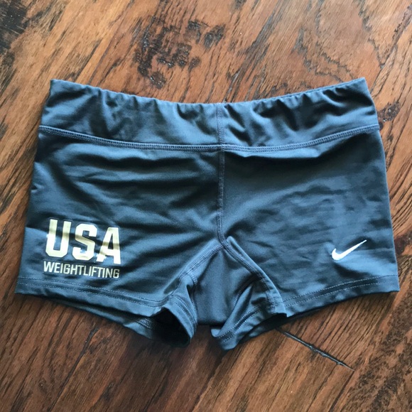 Charcoal Gray Nike Weightlifting Booty 